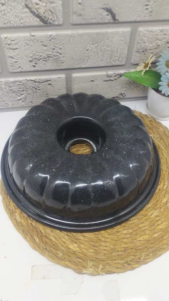 Granit kaplama büyük  kek kalıbı yayvan dilim 